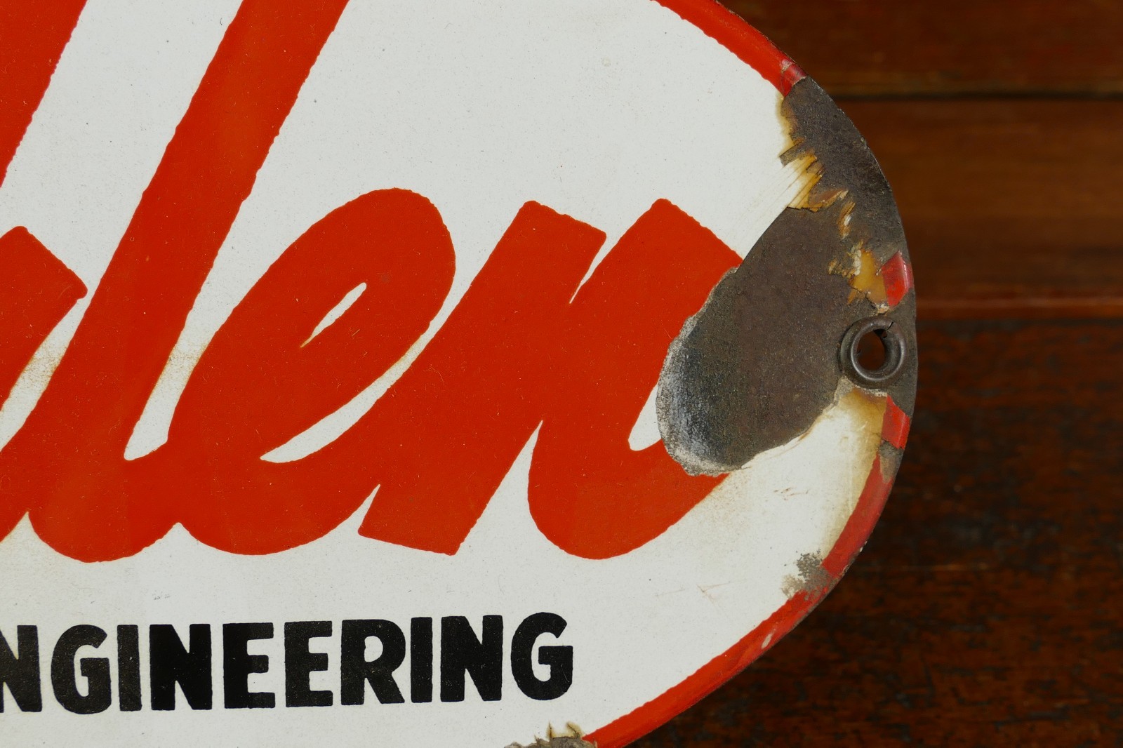 VTG 1930s Behlen Manufacturing Grain Bin Porcelain Sign Agriculture Columbus, NE