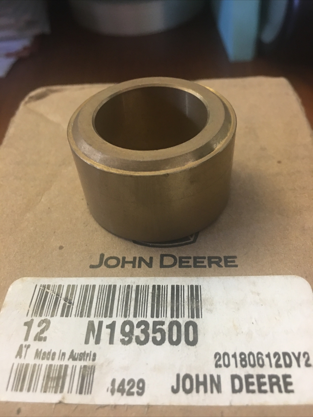 NOS John Deere Part No. N193500 Bushing OEM 12 In Box