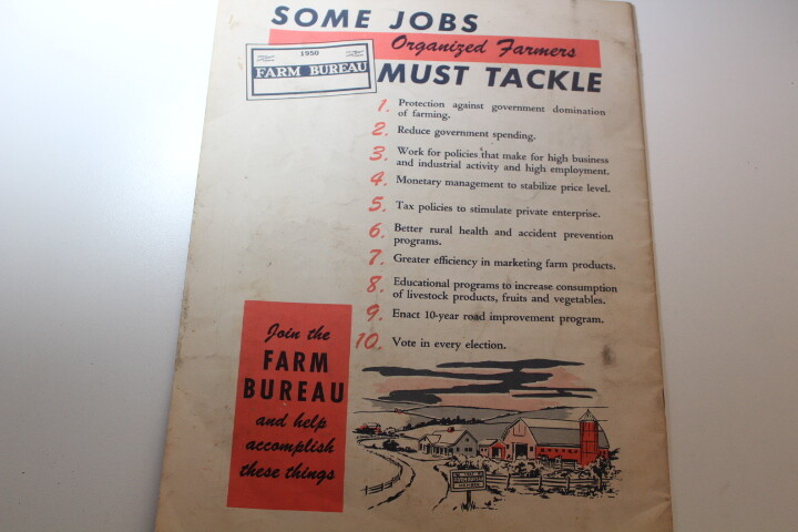 Vintage Tompkins County Ithaca New York Farm Bureau News Magazine Nov. 1949
