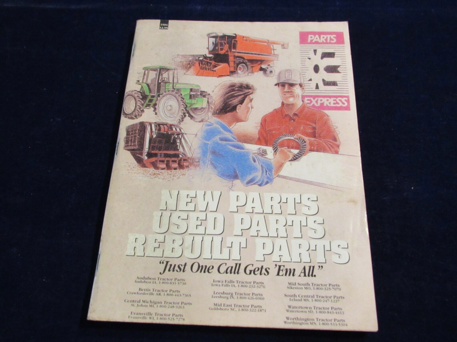 Vtg 1994 Parts Express New Used Parts Catalog John Deere Ferguson Chalmers Q1163