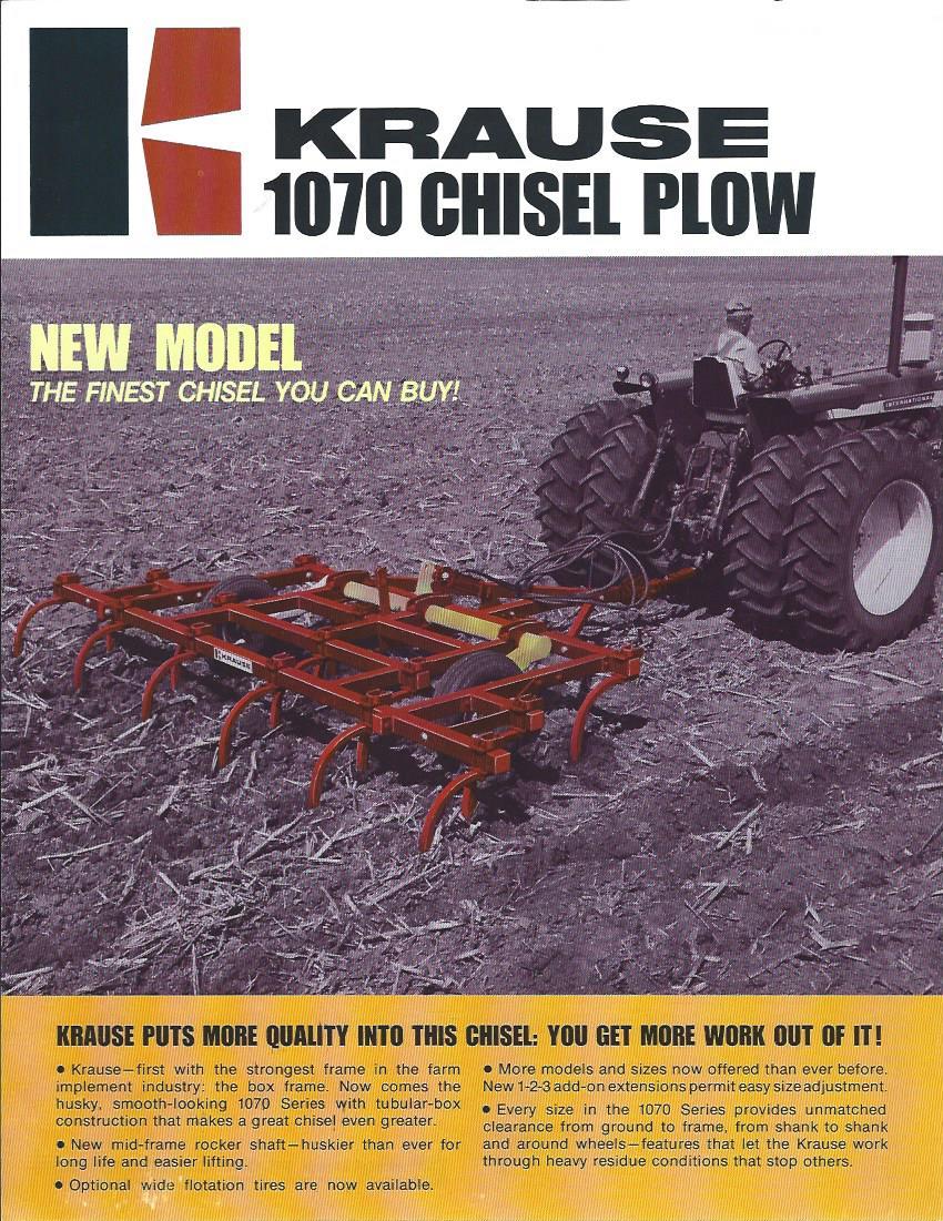 Farm Implement Brochure – Krause – 1070 – Chisel Plow (F3341)
