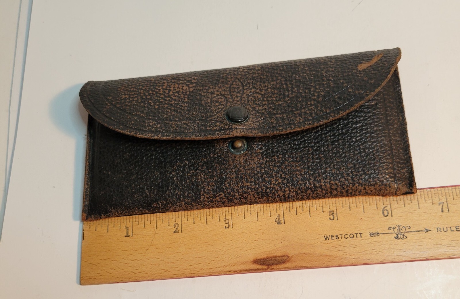 1898 Northwestern Live Stock Commission Co., K.C., MO, pocket ledger w case