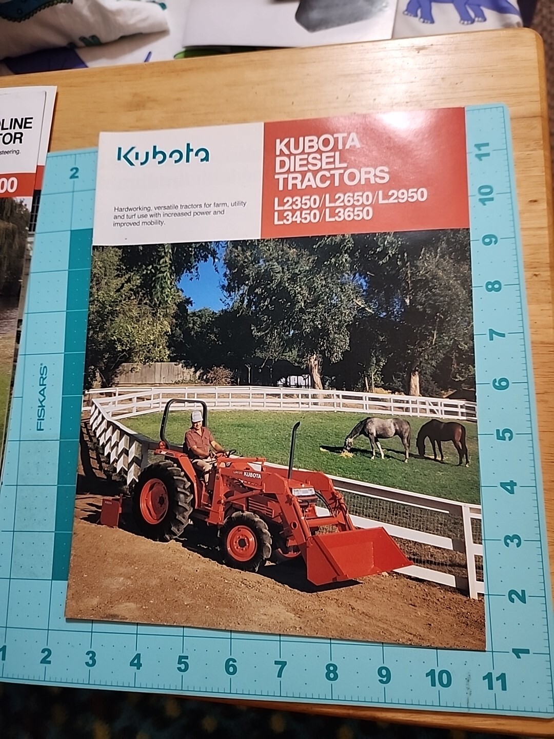 1992 Kubota Tractor Brochure L2350 L2650 L2950 L3450 L3650