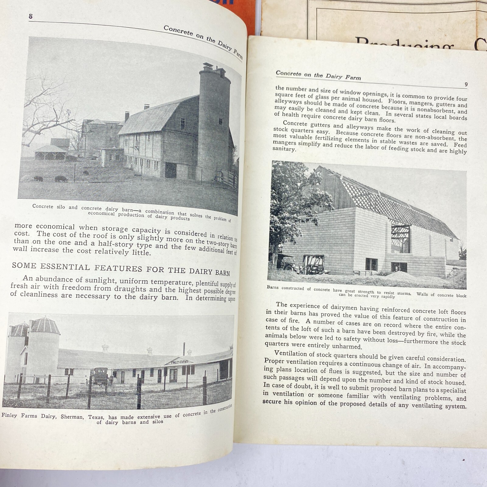 Lot 4 Farming Meat Dairy Milk Freezing Agriculture Related Booklets Vintage