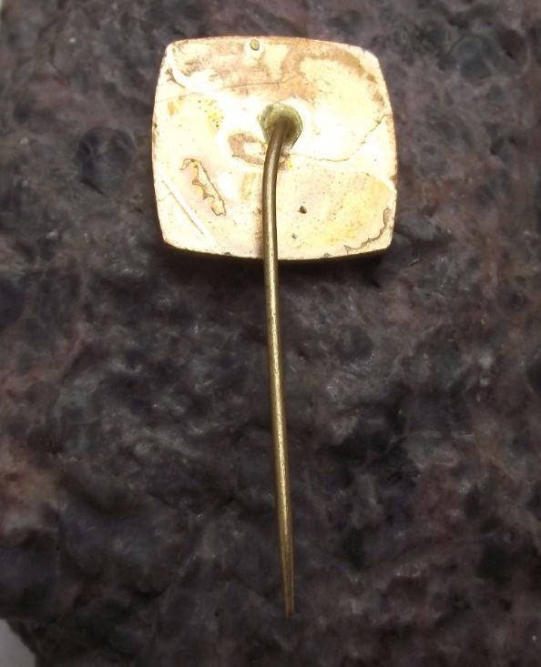 1972 Harvest Festival Czechoslovakia Communist Farming Celebration Pin Badge