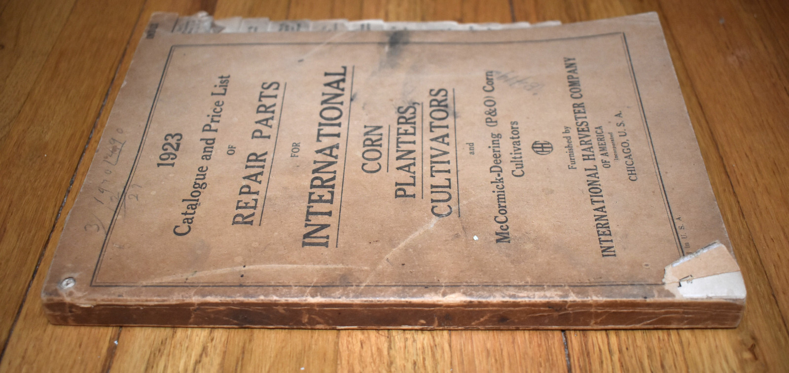 1923 McCormick Deering IHC International Harvester Planter Cultivator CATALOG
