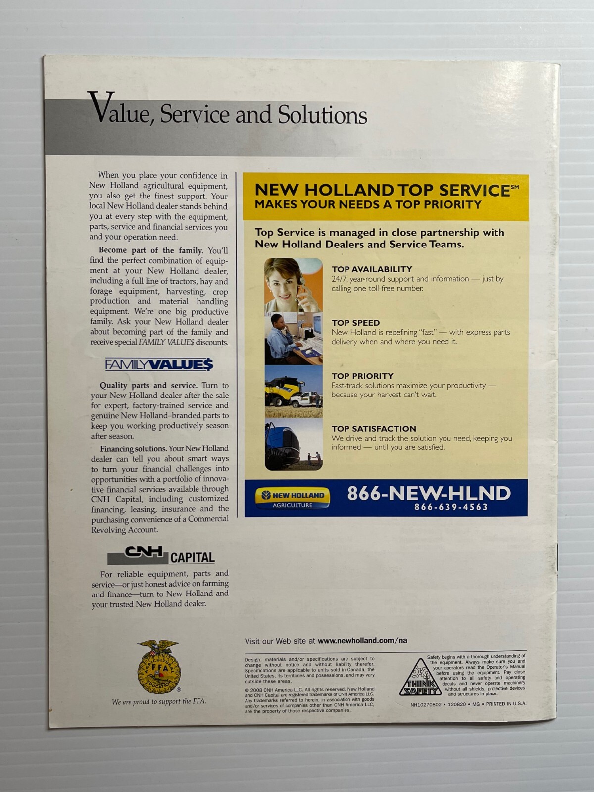 New Holland BB9000 Series Baler Sales Brochure (Original Brochure) 2008
