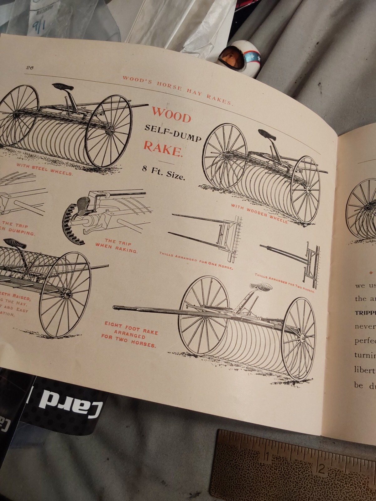 1893 WALTER A. WOOD MOWING & REAPING MACHINE,HOOSICK FALLS, NY, BROCHURE CATALOG