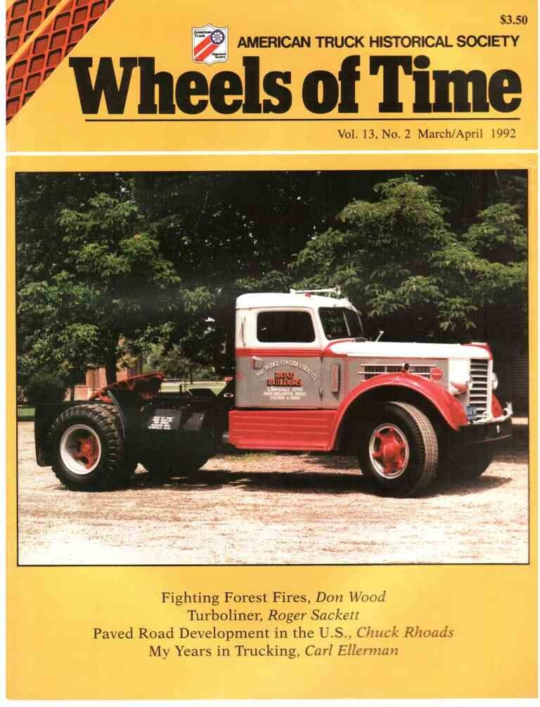 Freightliner Gas Turbine Trucks, Noble Transit Co, History of Paved Roads in US