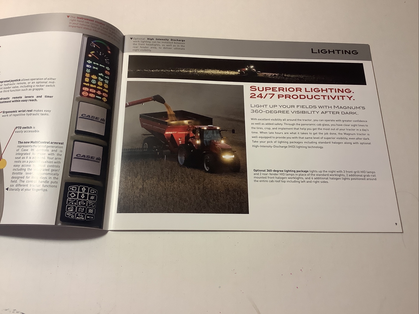 CASE IH MAGNUM 180-210 SERIES TRACTORS 28 PAGES Sales Brochure
