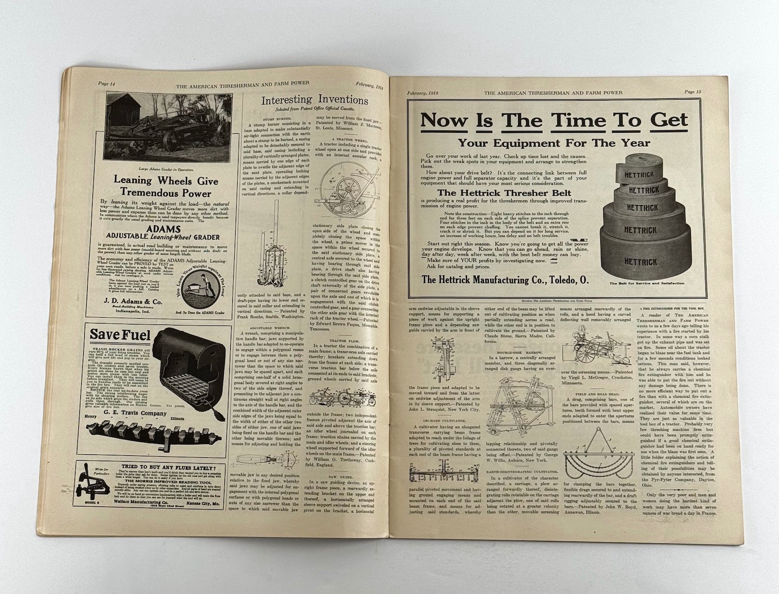 The American Thresherman & Farm Power MAGAZINE February 1918 MADISON, WIS.