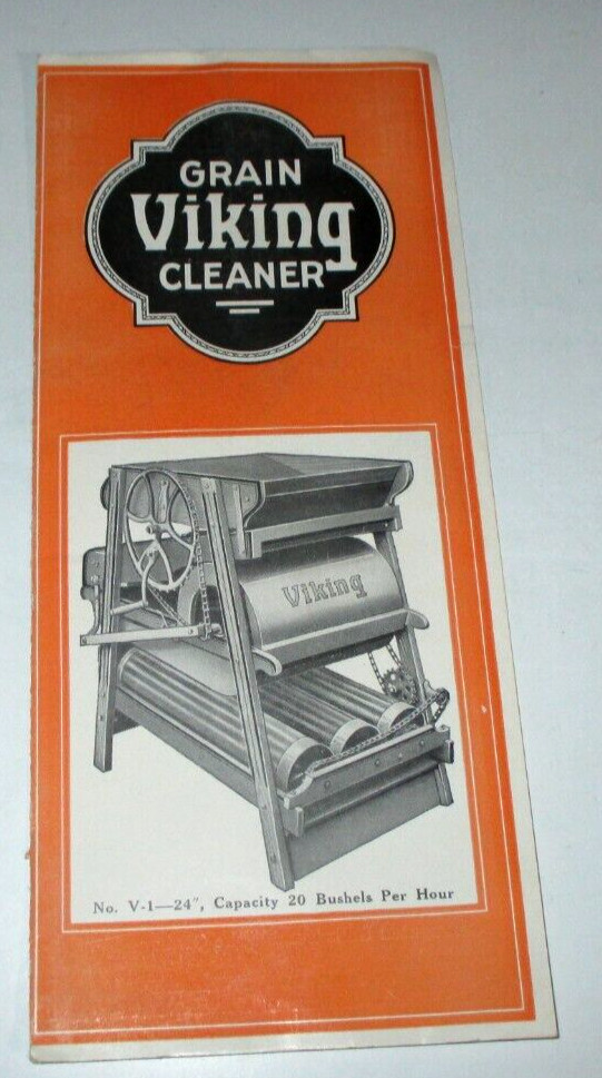 Viking V-2 & V-3 Grain Cleaner Sales Brochure Oct 1936 ORIGINAL!