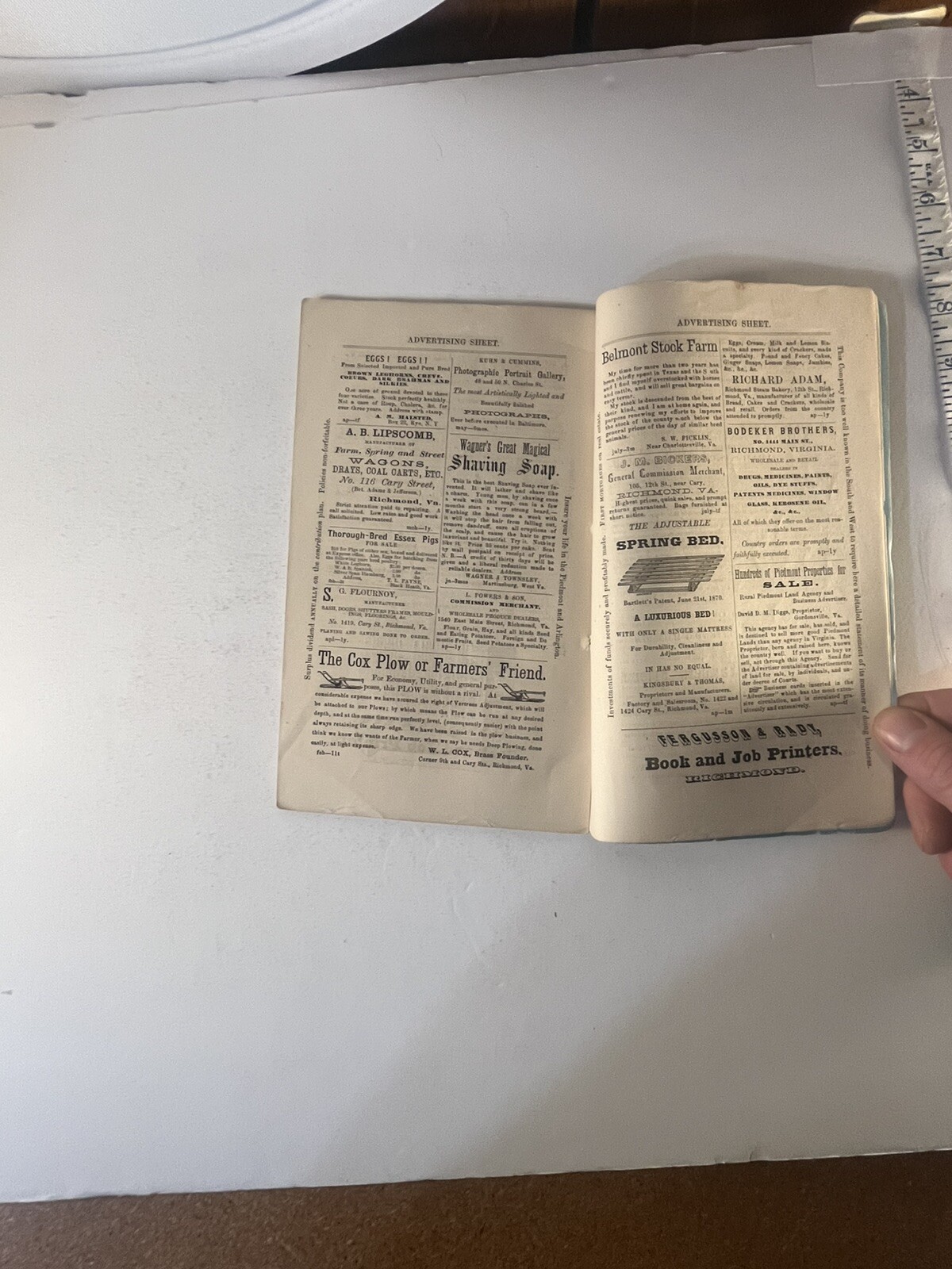 Antique Agriculture Booklets 1926 Fall Bulletin & 1873 Southern Planter & Farm