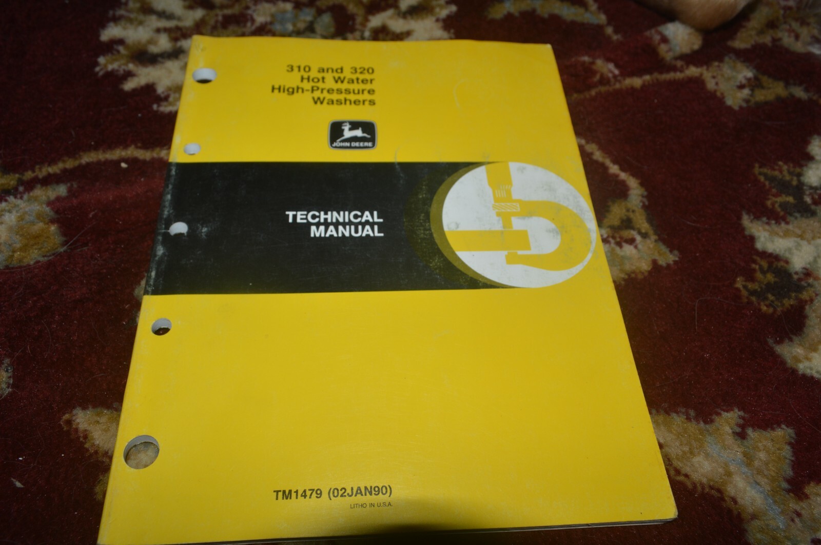 John Deere 310 320 Hot Pressure Washer Technical Manual BASE