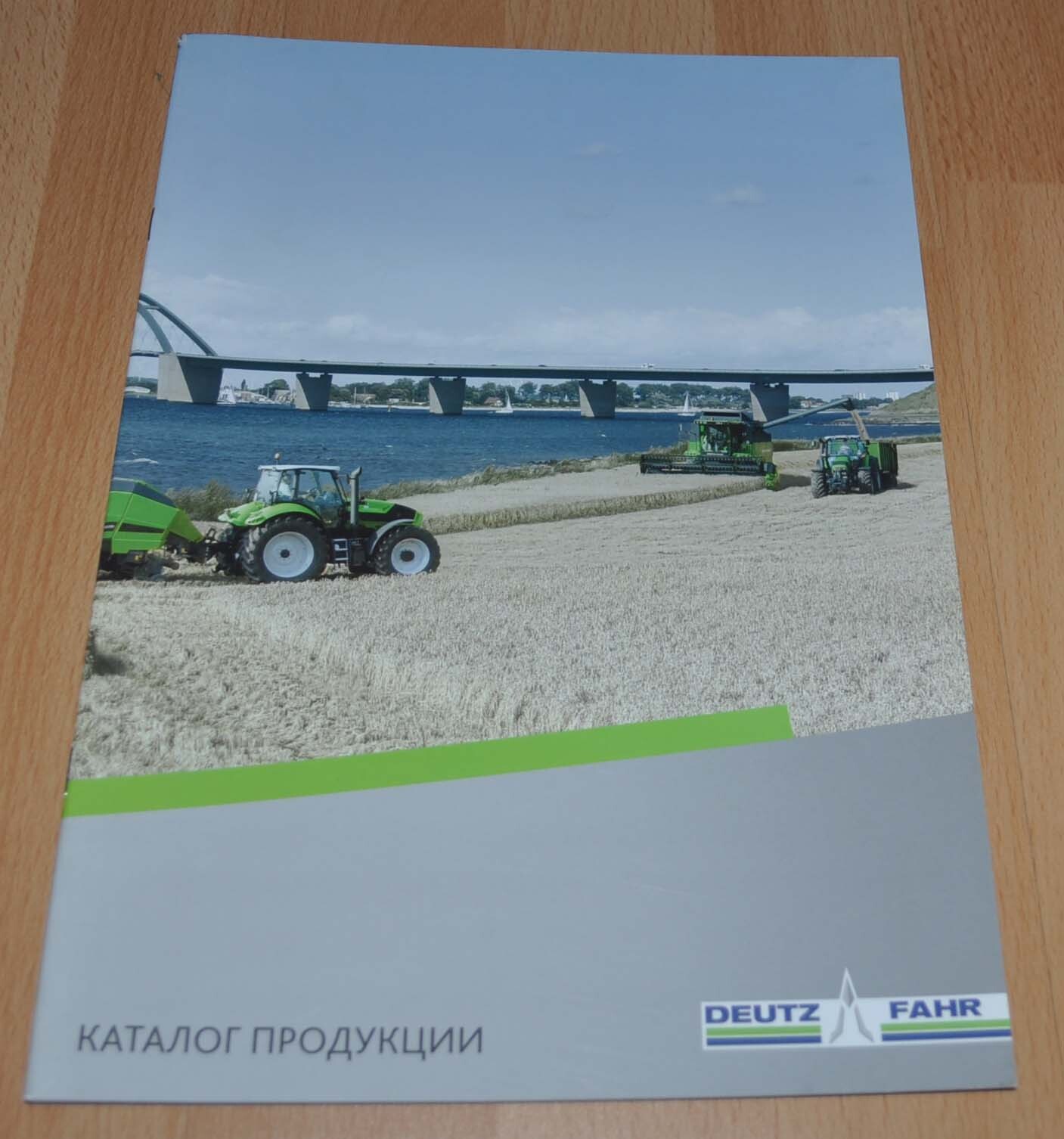Deutz Fahr Model Range Tractor Combine Harvester Agricultural Brochure Prospekt