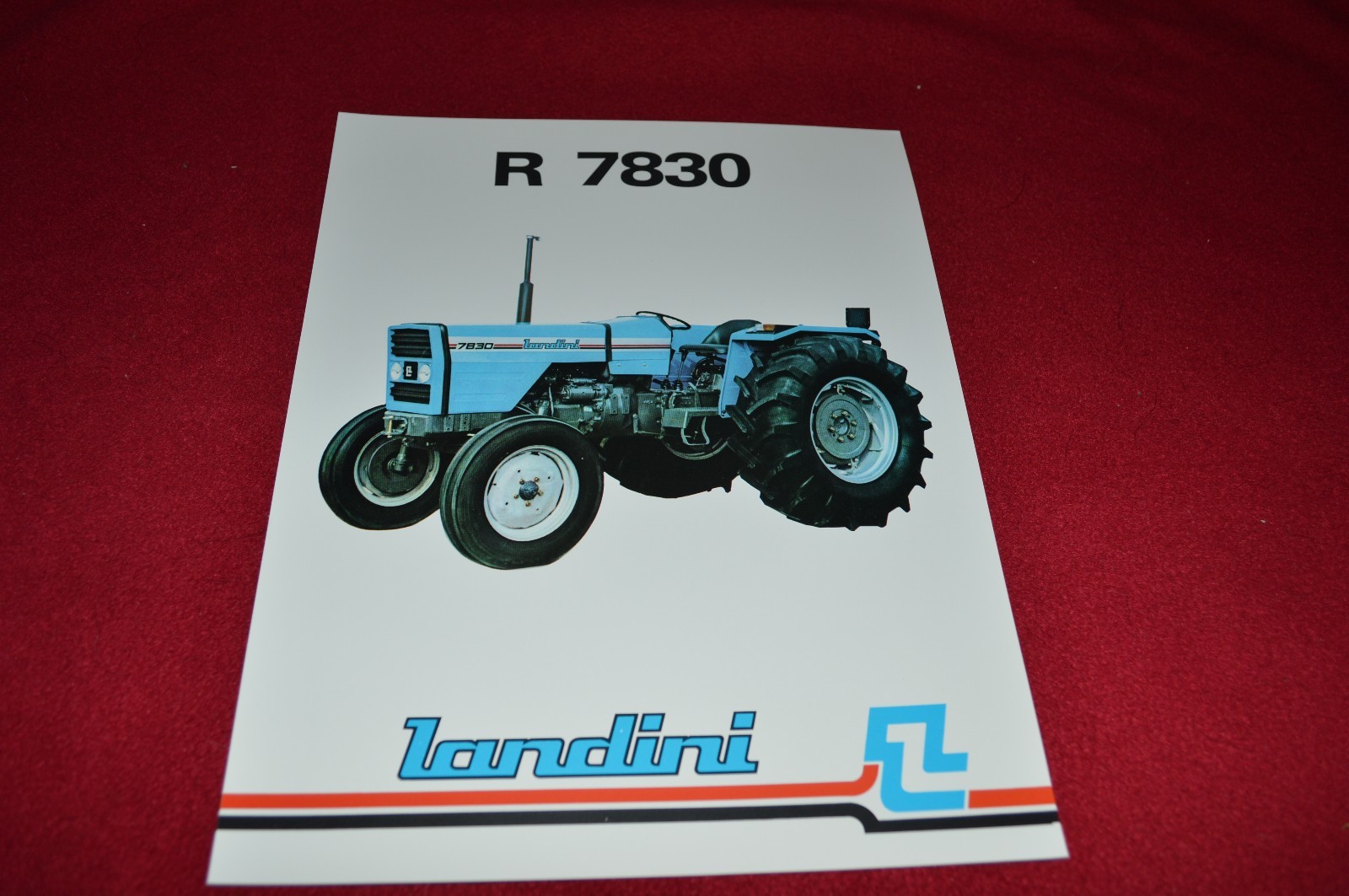 Landini R 7830 Tractor Dealers Brochure L-7/1183/10-1 LCOH