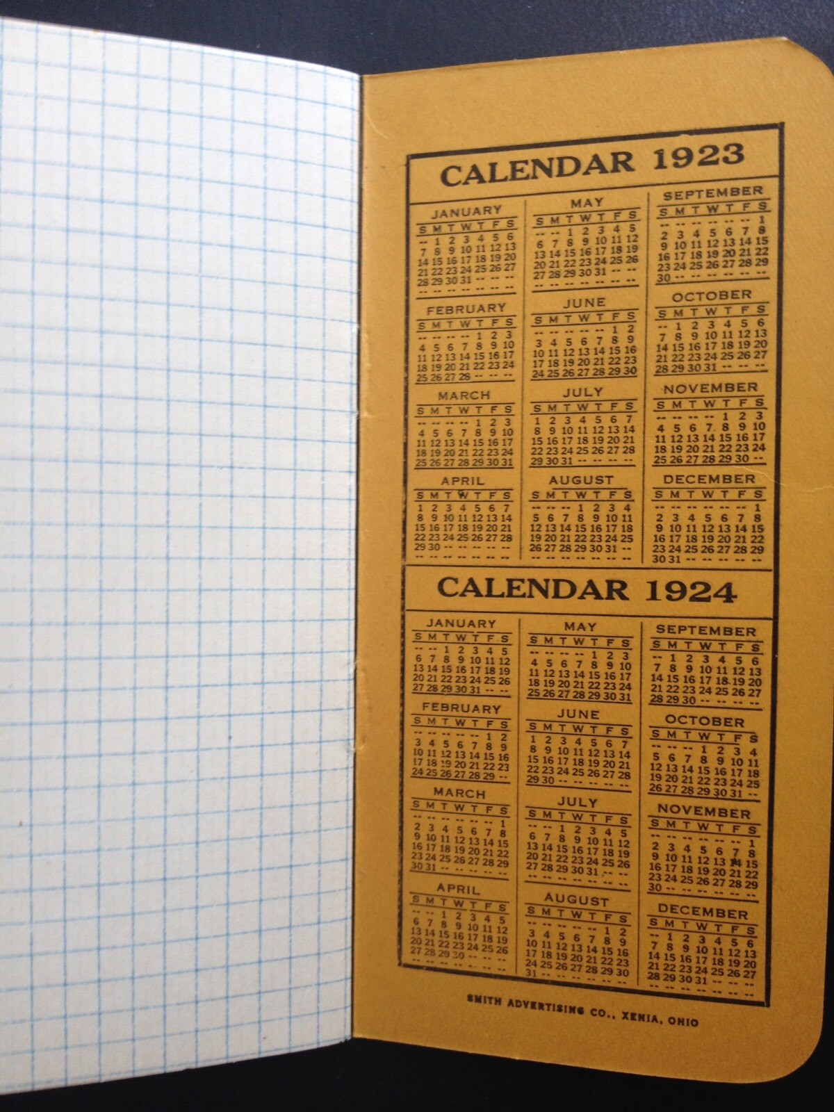 C.1923 BOWKER&rsquo;S FERTILIZERS HANDY POCKET NOTEBOOK, STOCKBRIDGE MANURES
