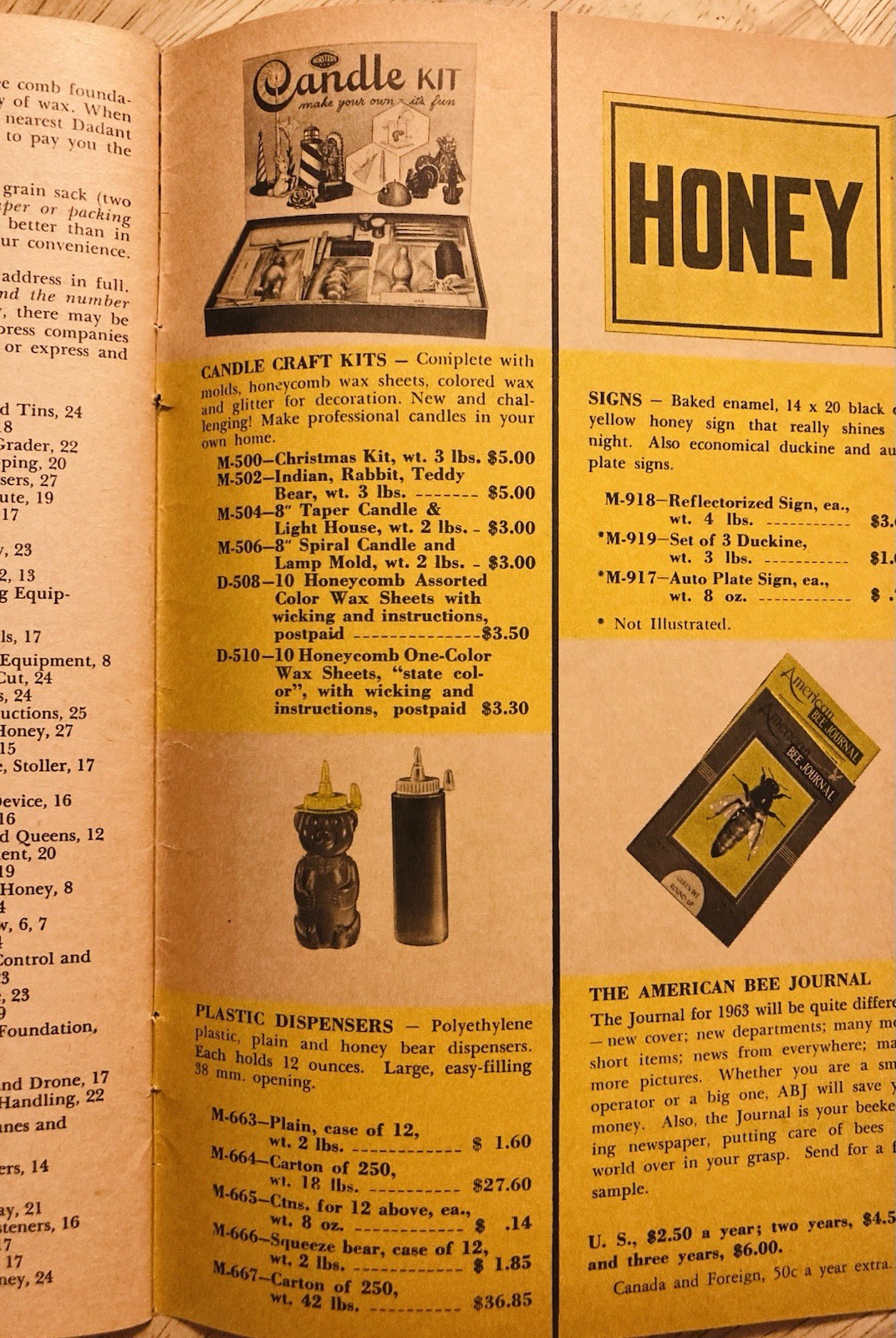 1963 DADANT SONS CO. HAMILTON, ILL. BEEKEEPING SUPPLIES CATALOG IN VG CONDITION