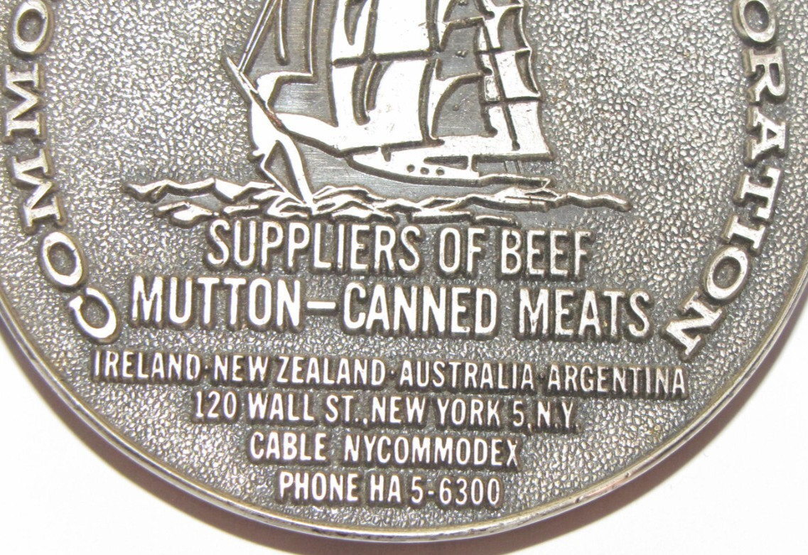 Commodity Service Corporation~Suppliers of Beef-Mutton-Cannned Meats Paperweight