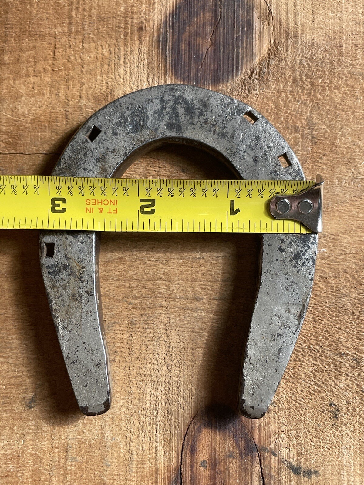Antique J Munz Farm Implement Co. Advertising Horse Shoe Paperweight Home Decor