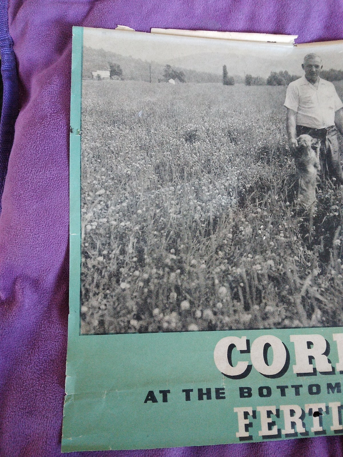 Vtg CORENCO FERTILIZERS Paper advertising Crops Hilton Marcy Vermont 1920&rsquo;s B2