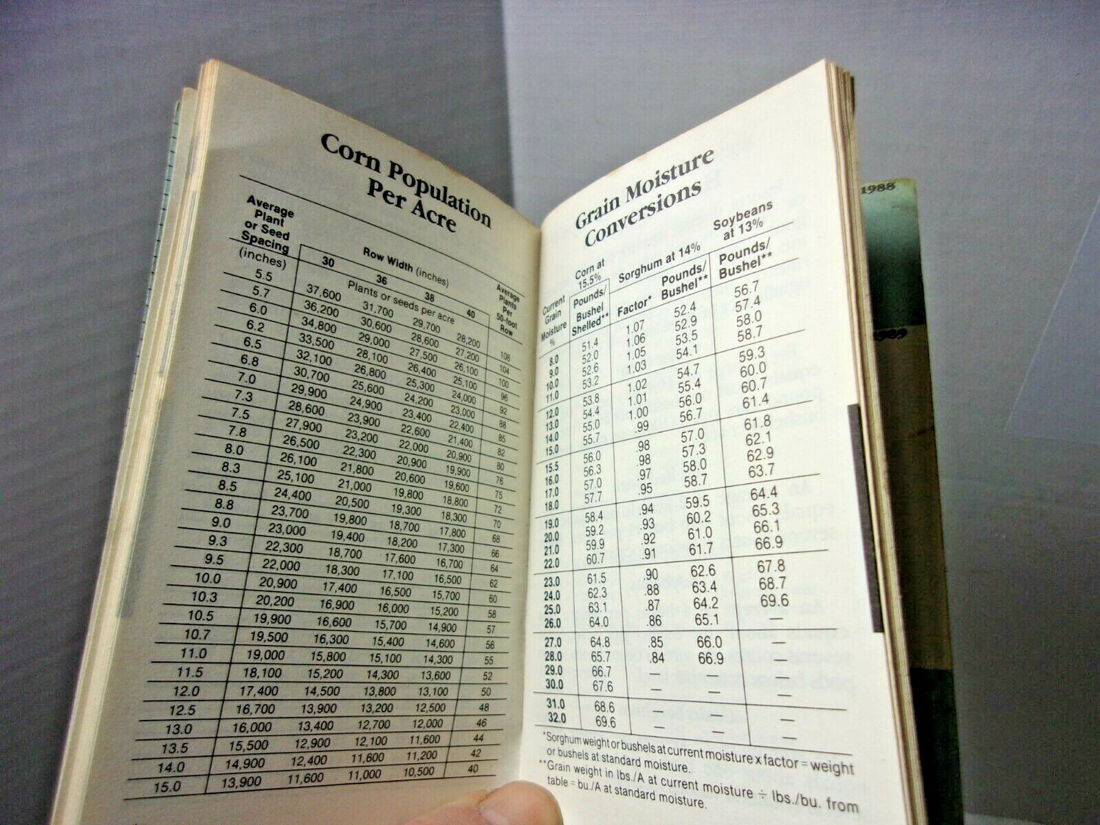 Dekalb Farmers Pocket memo Advertising Agriculture 1980&rsquo;s Vintage Book Farm
