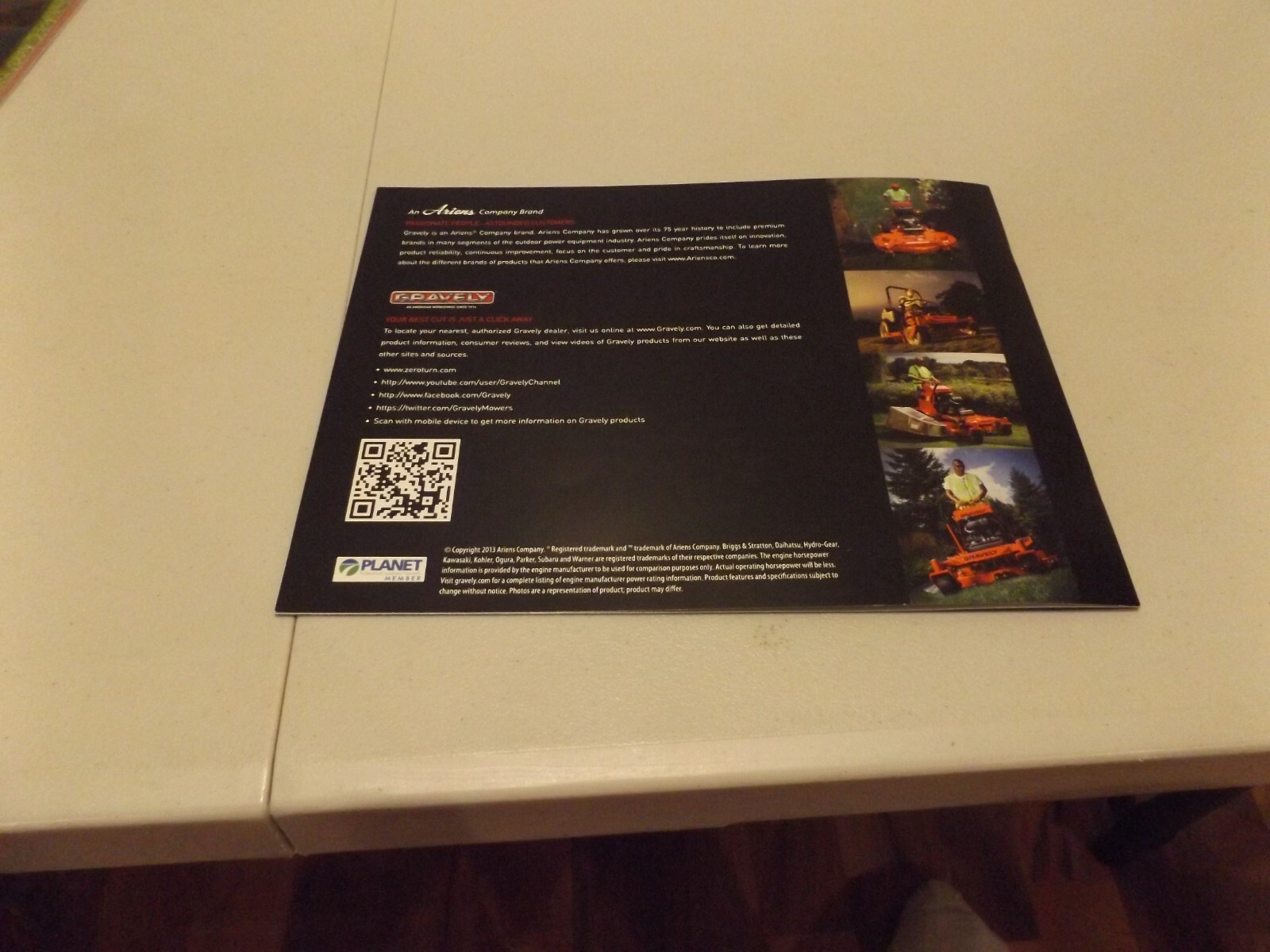 GRAVELY 2013 COMMERCIAL PRODUCTS, LIT # 2013
