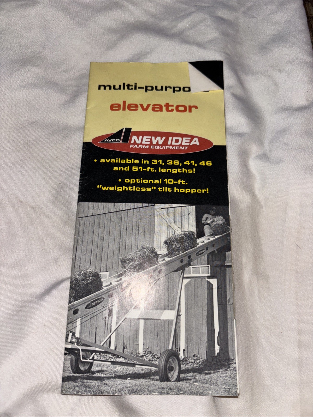 New Idea Multi Purpose Elevator Dealer&rsquo;s Brochure Farm Equipment AVCO