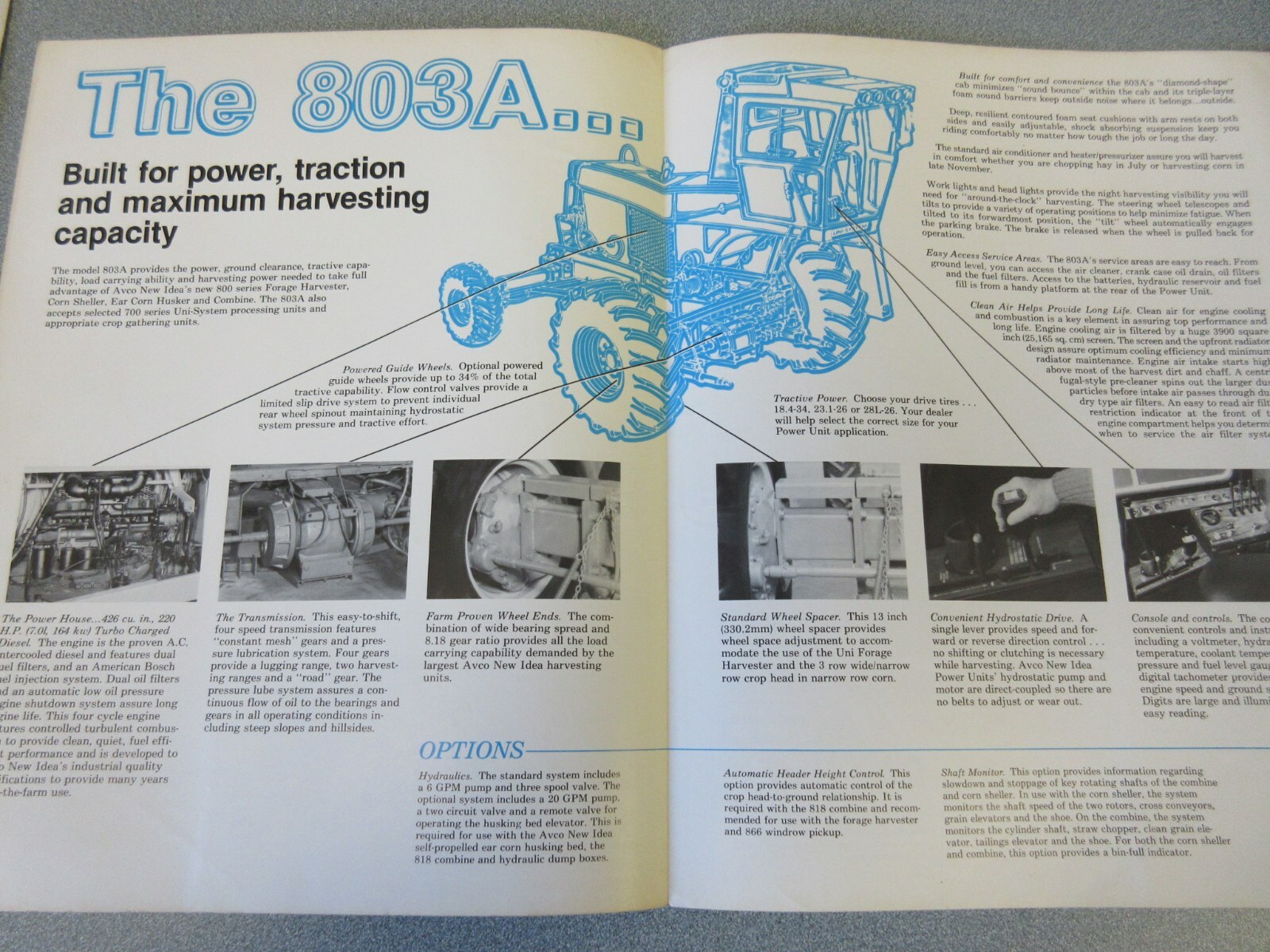 Avco New Idea 803A Power Unit Sales Brochure