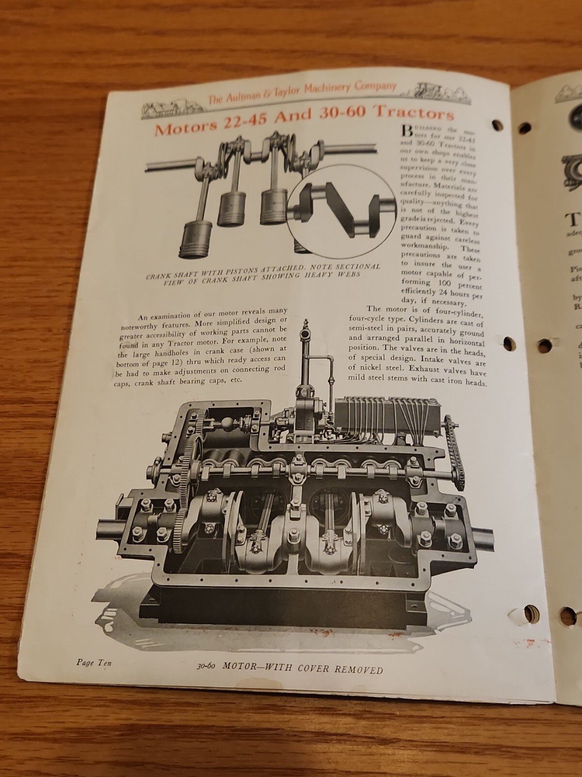 Aultman Taylor Machinery Company Gasoline Kerosene Tractors Catalog