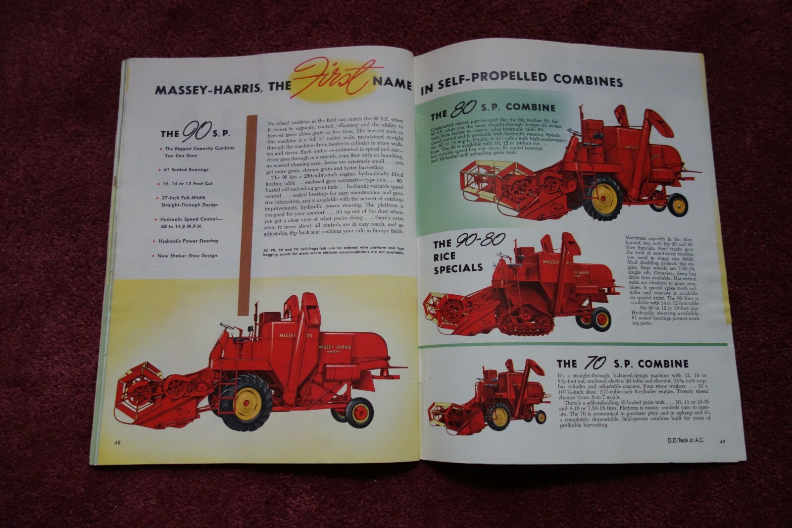 MASSEY HARRIS Tractors Buyer&rsquo;s guide Illustrated Full Color CATALOG