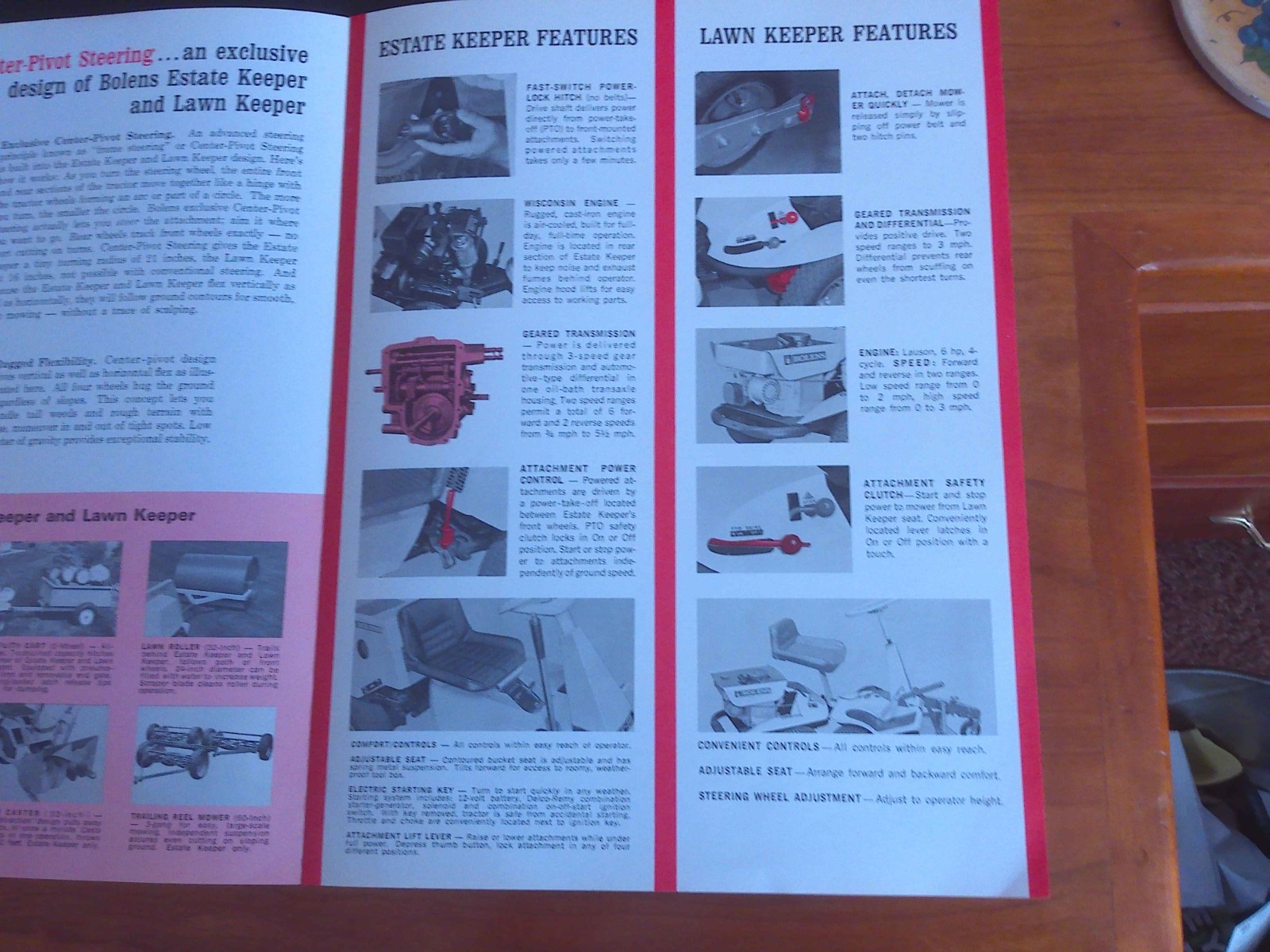 Bolens Estate Keeper – Lawn Keeper BROCHURE VINTAGE