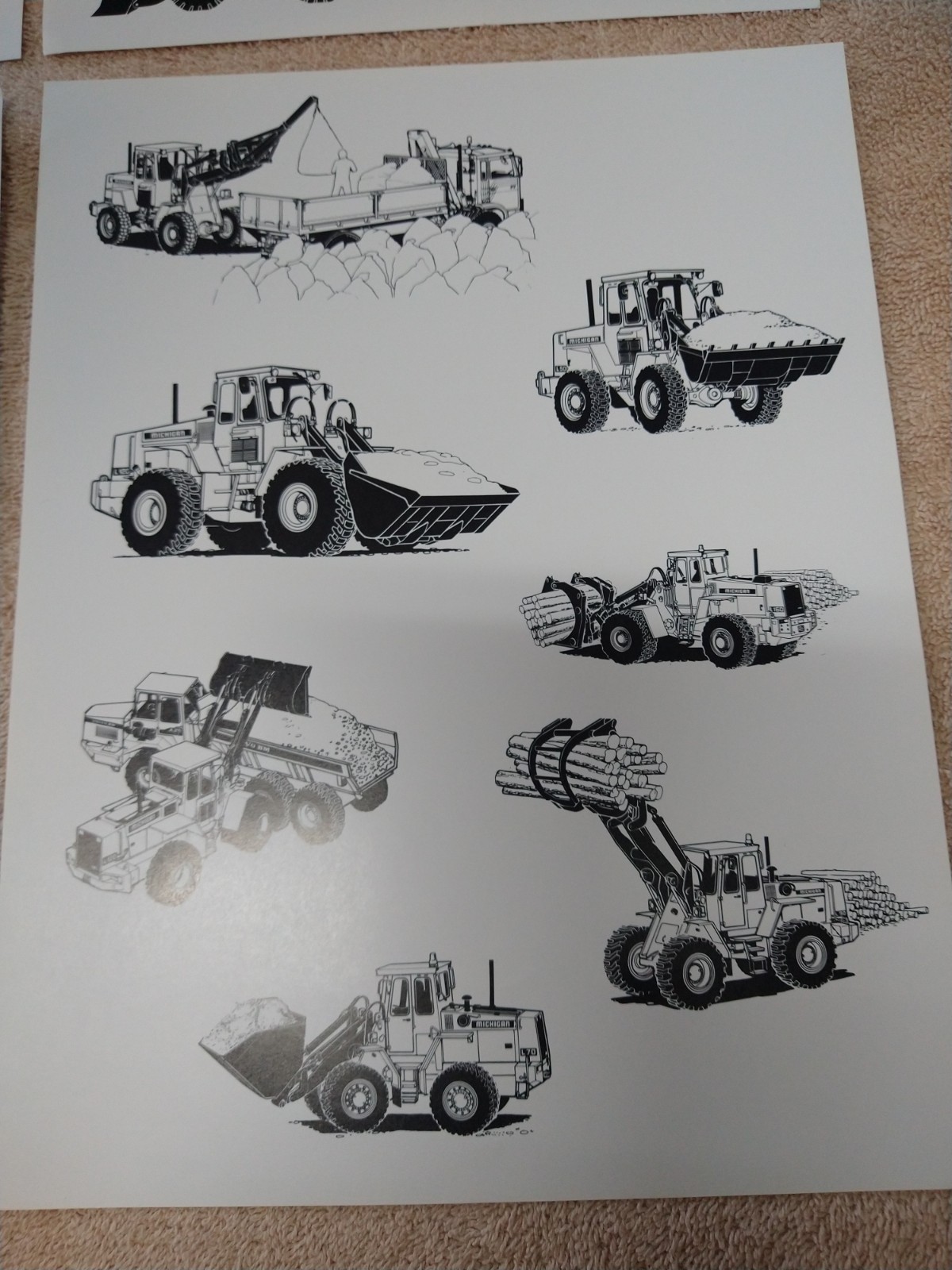 -Vintage- VME Promo Materials Volvo BM Michigan Euclid