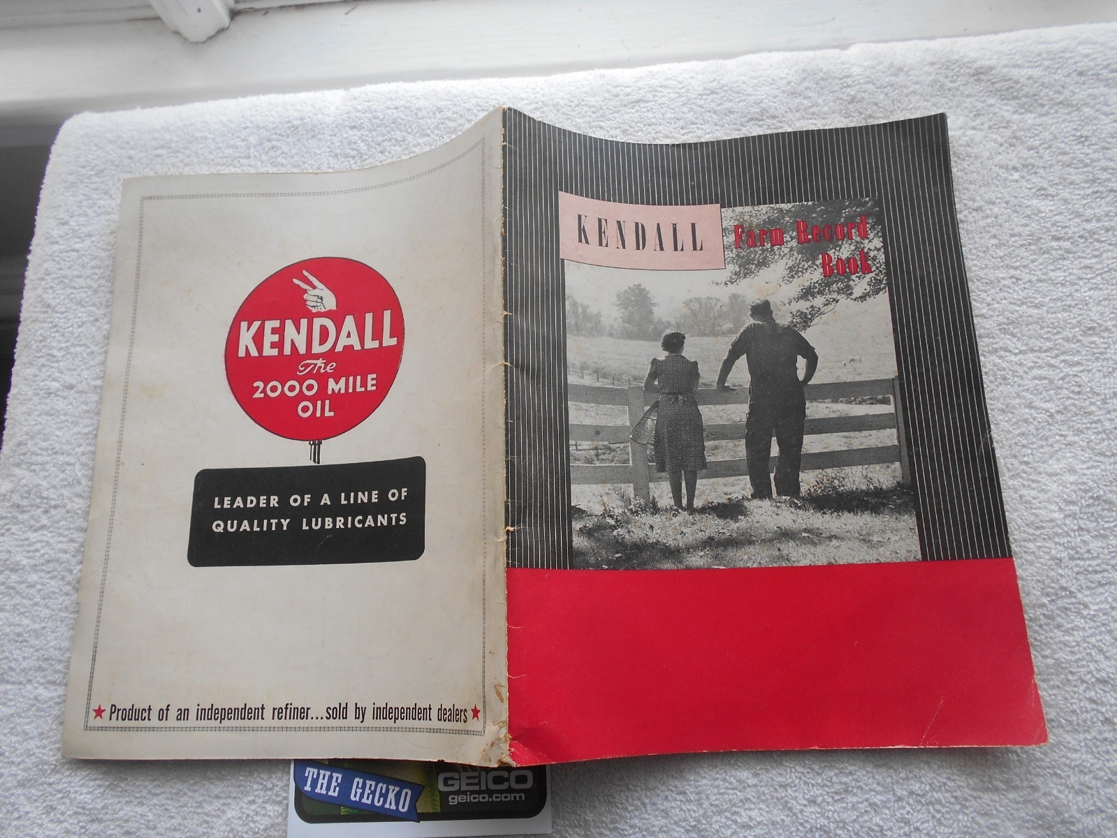 1950 KENDALL OIL CO. FARM RECORD BOOK-AGRICULTURE-42 PAGES