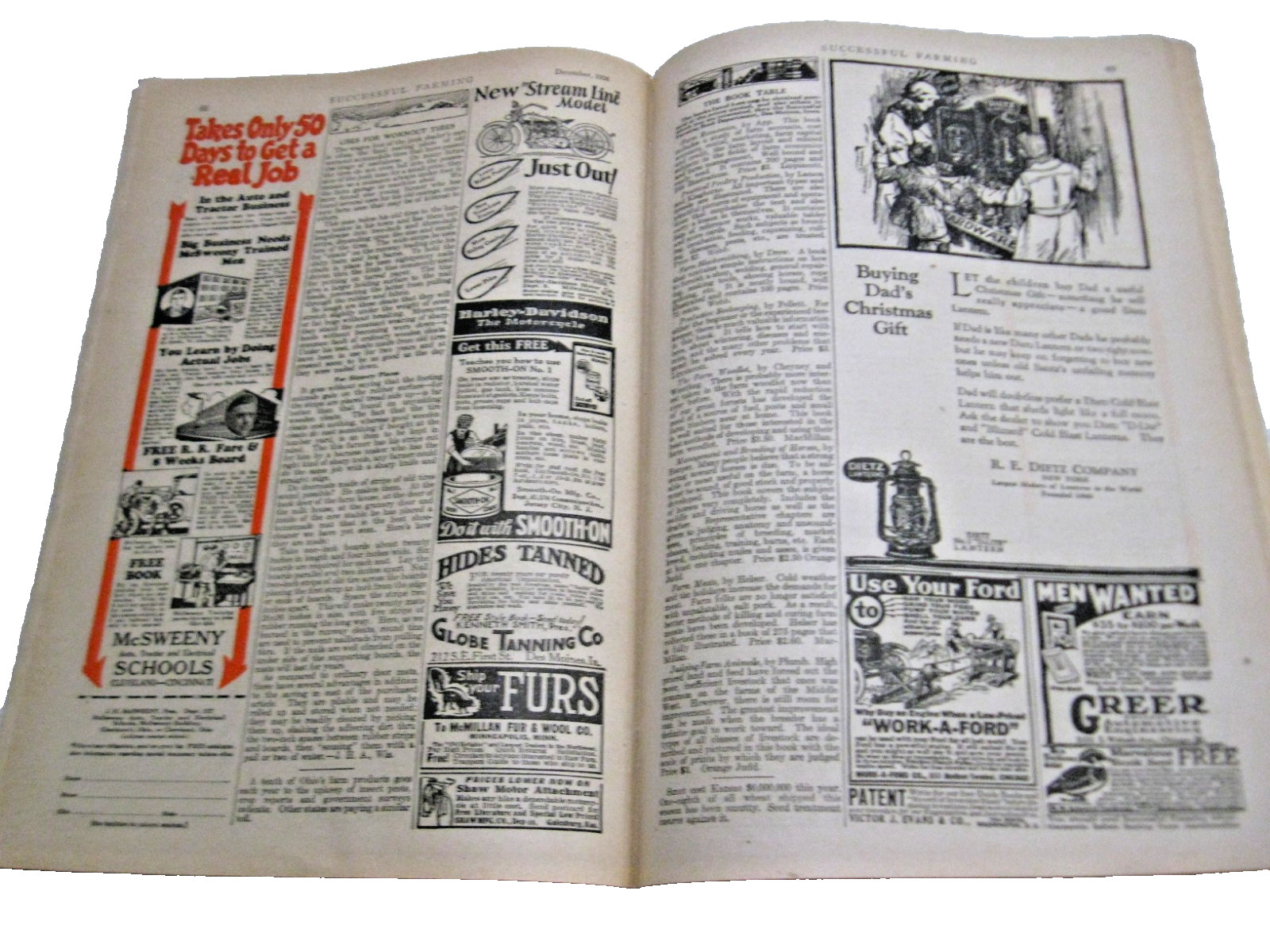 SUCCESSFUL FARMING Dec 1924 Sept 1930 & Renewal Model A IH Mobiloil Buick