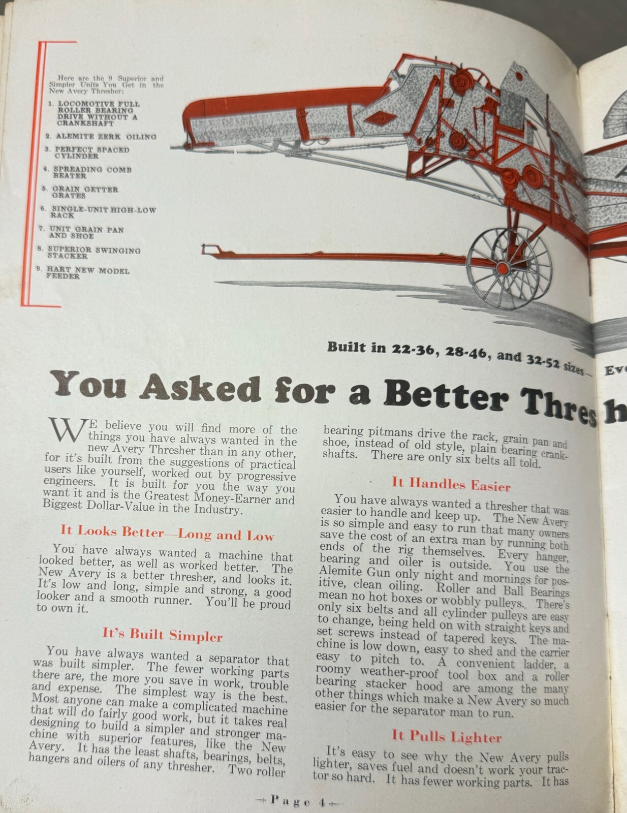 1931- Avery Threshers Catalog – Peoria, IL – Antique Ag – Avery Power Machinery