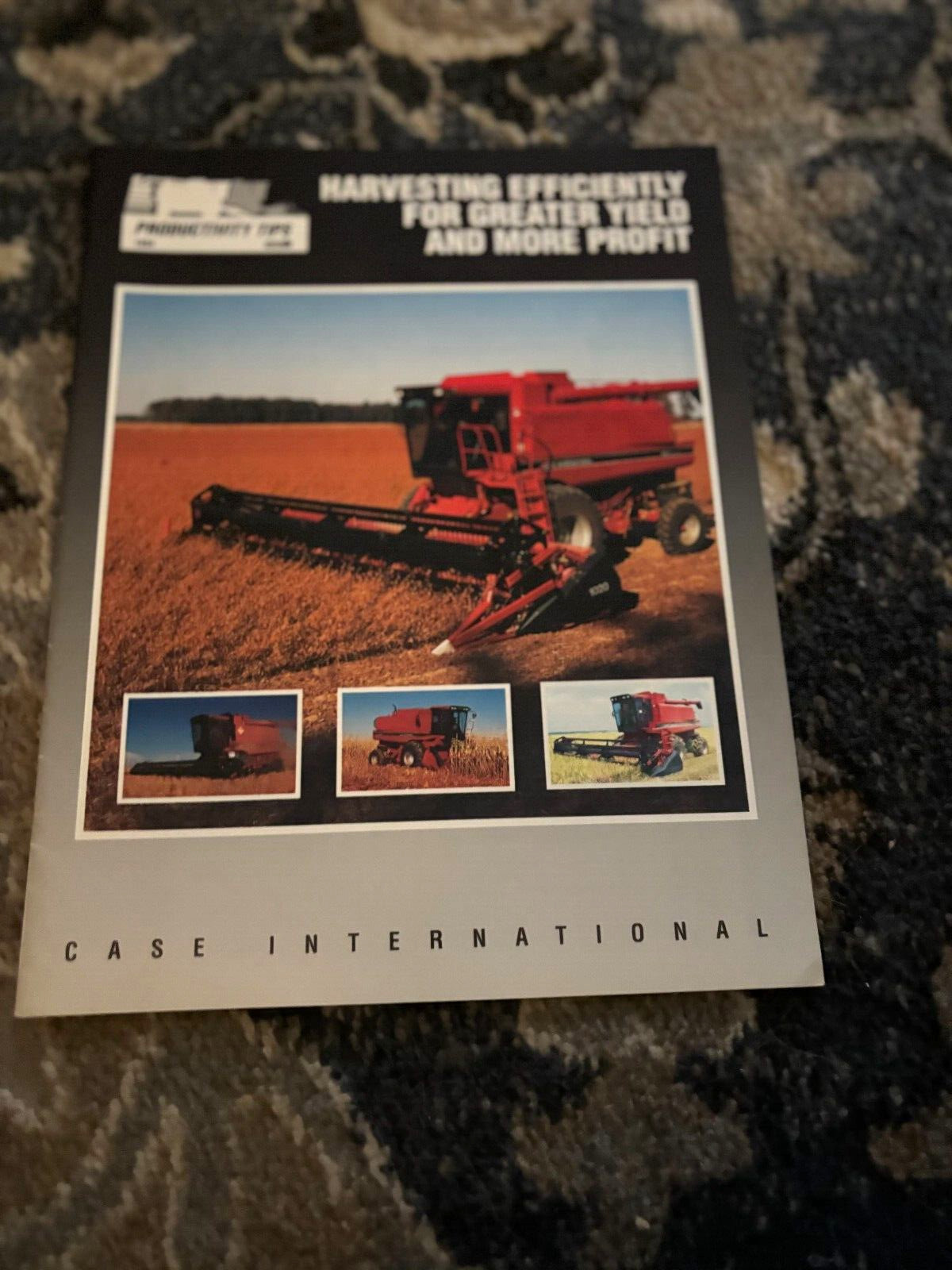 Case International Combine Productivity Tips for 1994 Brochure FCCA24
