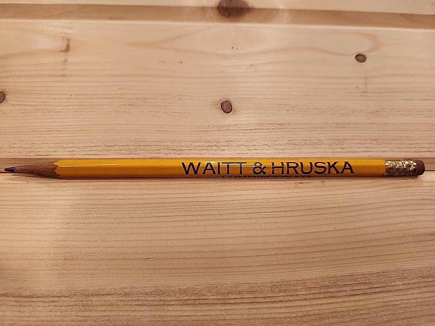 Vtg Waitt & Hruska Commission Co Stock Yards Sioux City Iowa