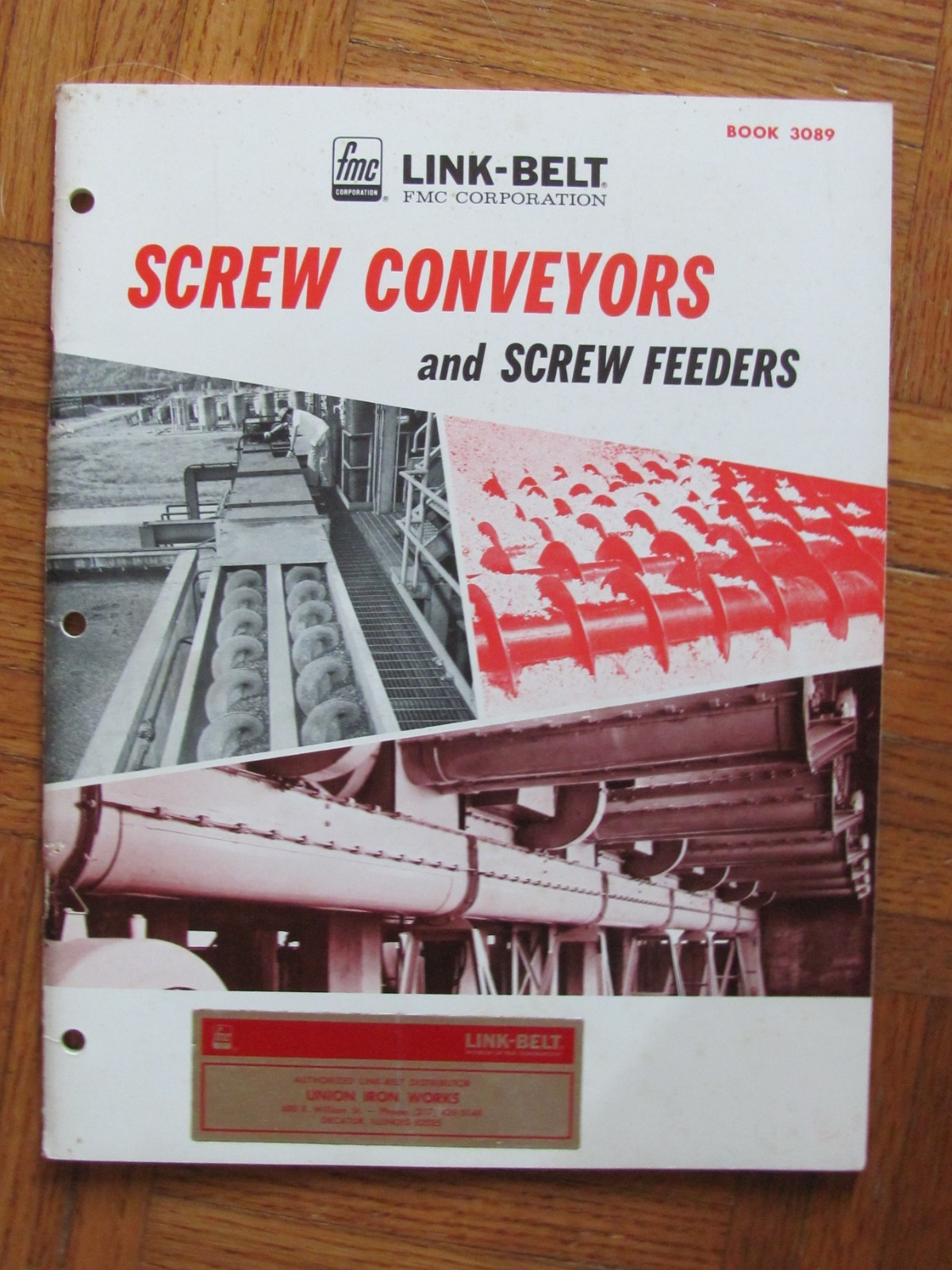 1969 CATALOG LINK BELT SCREW CONVEYORS AND FEEDERS DEALER DECATUR IL