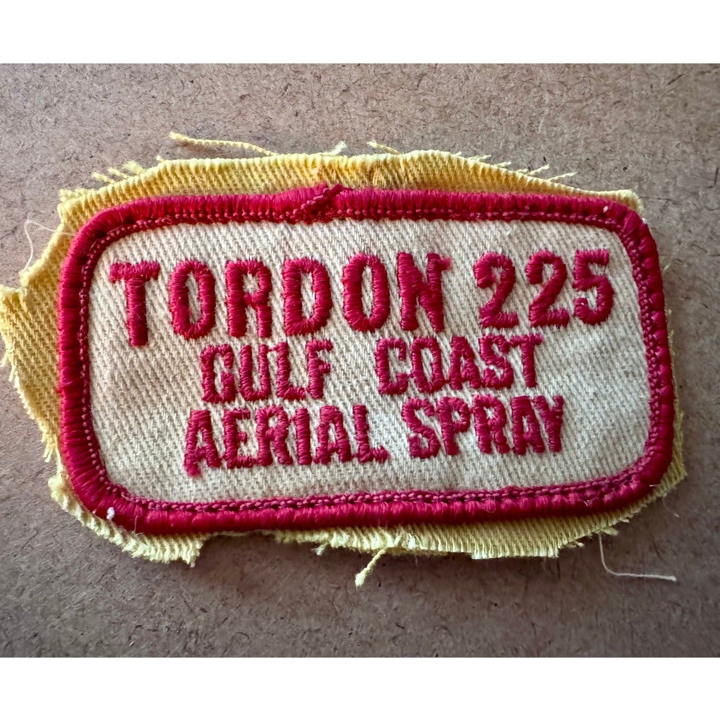 Vintage Tordon 225 Gulf Coast Aerial Spray Patch Herbicide Agriculture Farming