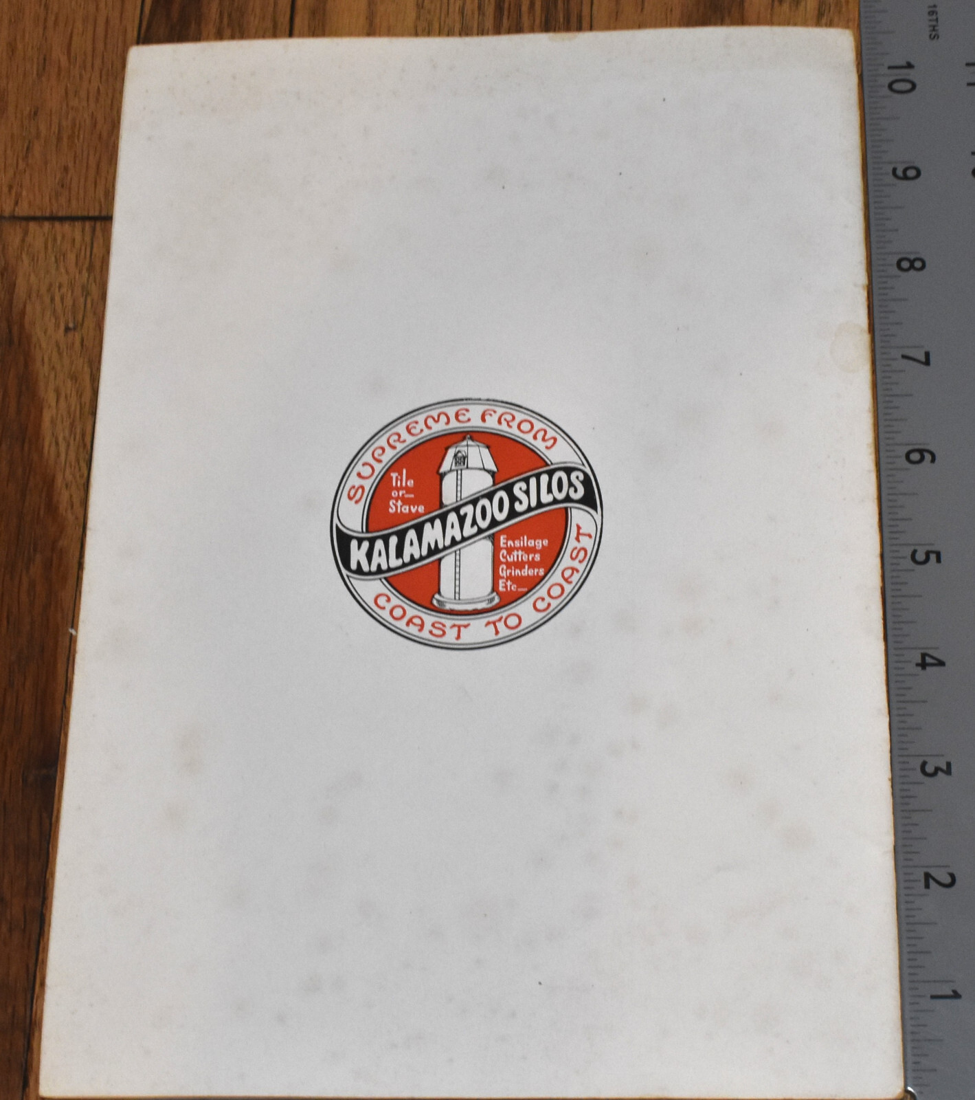 Vintage 1900s Kalamazoo Silo Co Ensilage Cutters Farm Brochure Color Catalog