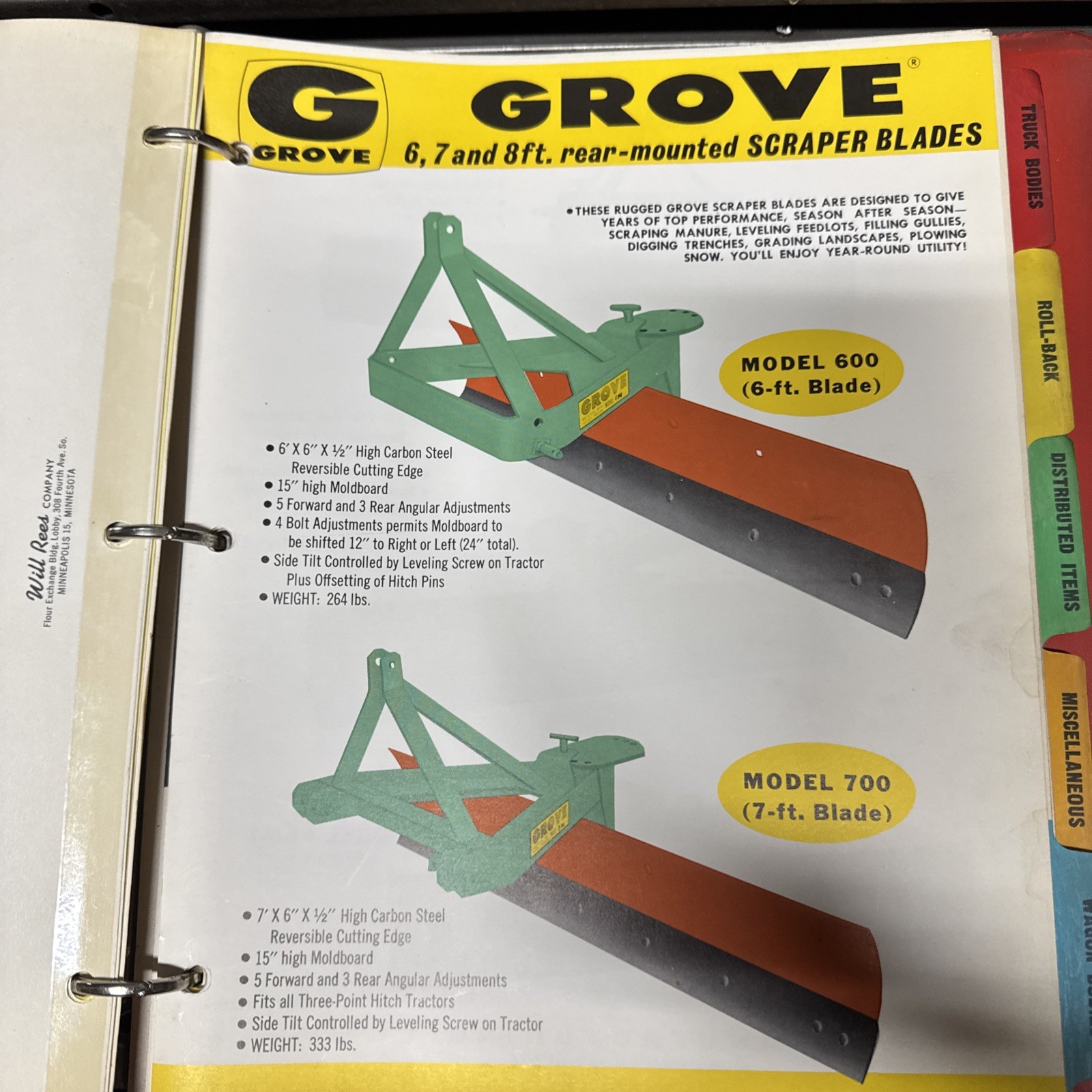 Grove Agricultural Products Brochures