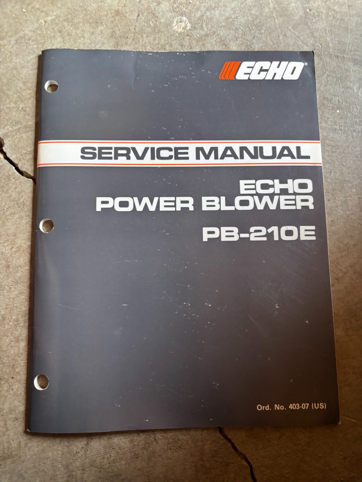 Echo PB-210E Power Blower Service Shop Manual AMIL26
