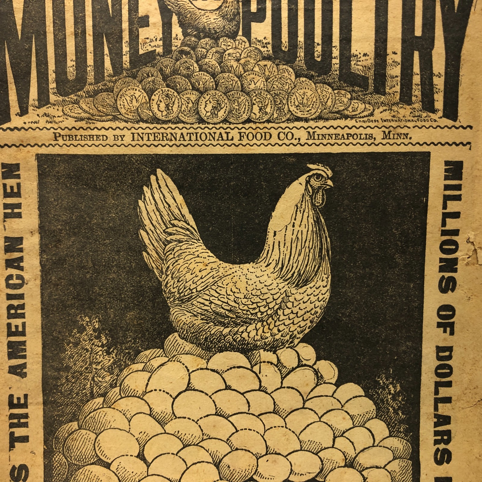 c1900s Money in Poultry Booklet International Poultry Food