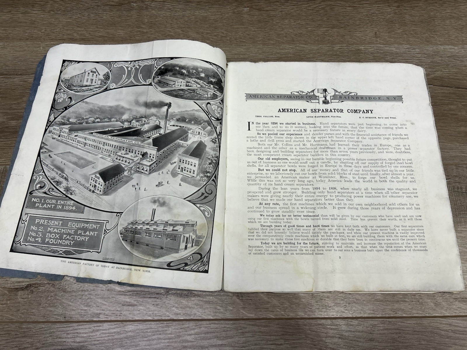 Antique Vintage Genuine American Cream Separator Co. Catalog