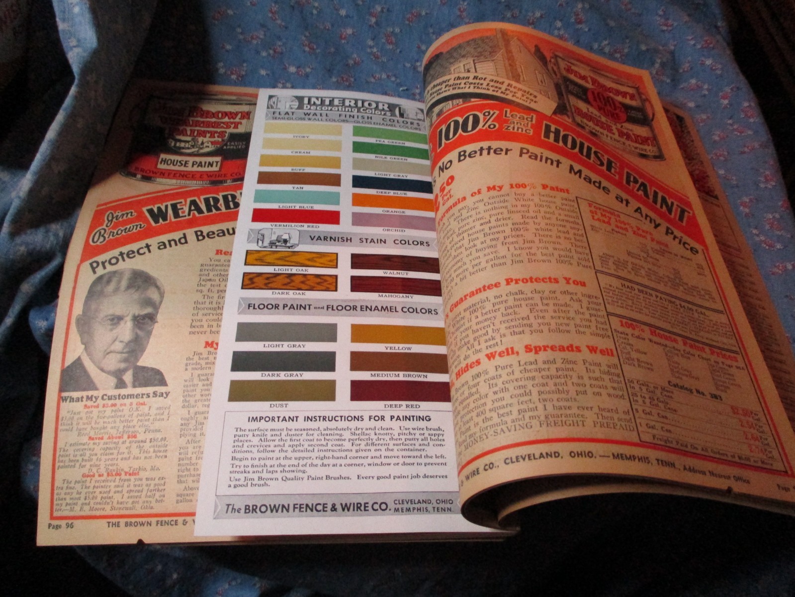 Catalog Jim Browns 1936 Bargain Book The Brown Fence & Wire Co Cleveland Memphis