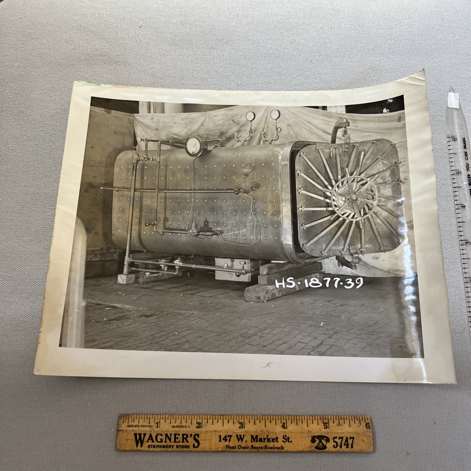 Vntg 1950s York Pa AB Farquar Co. Official Archive Photograph Early Machinery