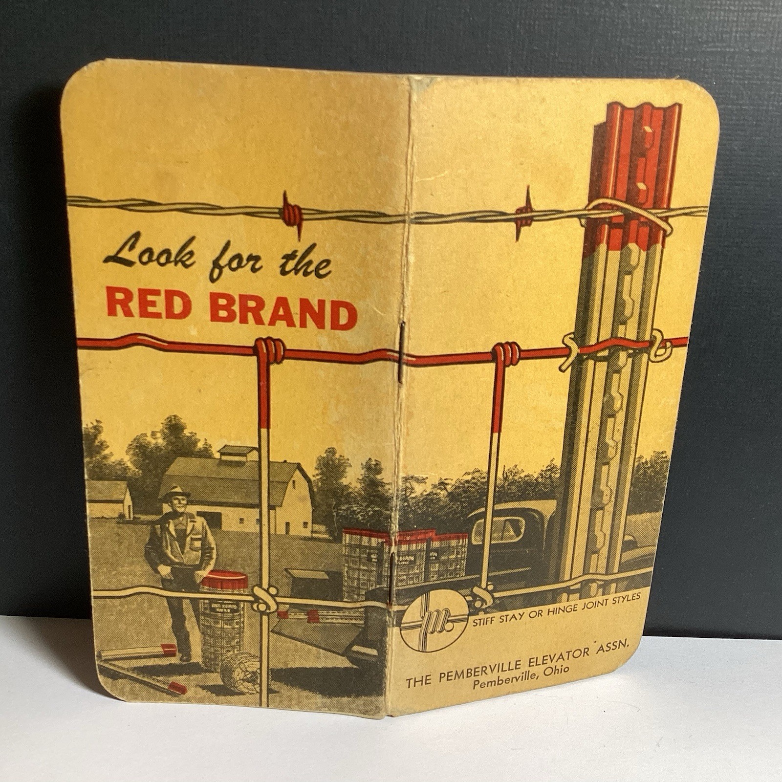 RED BRAND FENCE POCKET NOTEBOOK KEYSTONE STEEL & WIRE CO PEMBERVILLE OH ELEVATOR