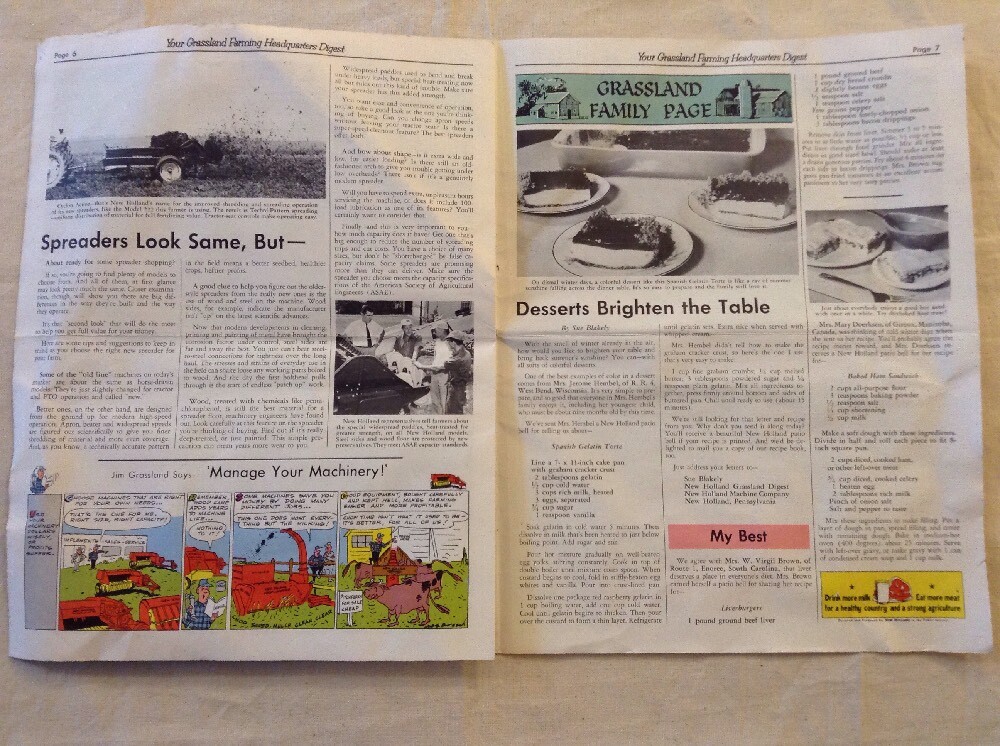 Smiths Esso Service News Vol.5 1959 Farm Brochure In Great Condition