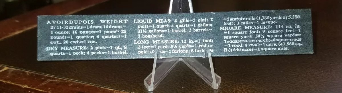 Vintage Feed Seed L. H. &H.G. Brubaker Lancaster Lititz PA Ad. Cardboard 6&Prime;Ruler